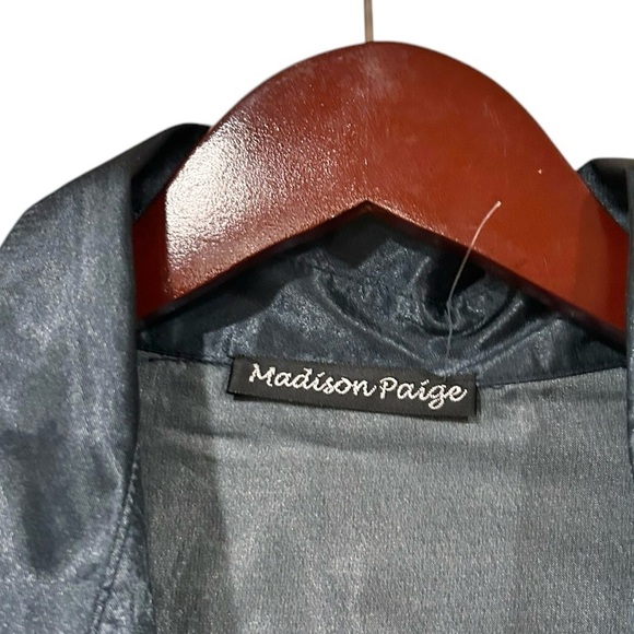 Madison Paige Vintage 90s Y2K Animal Print Button Down Black & Tan Medium Cheeta - Picture 5 of 7